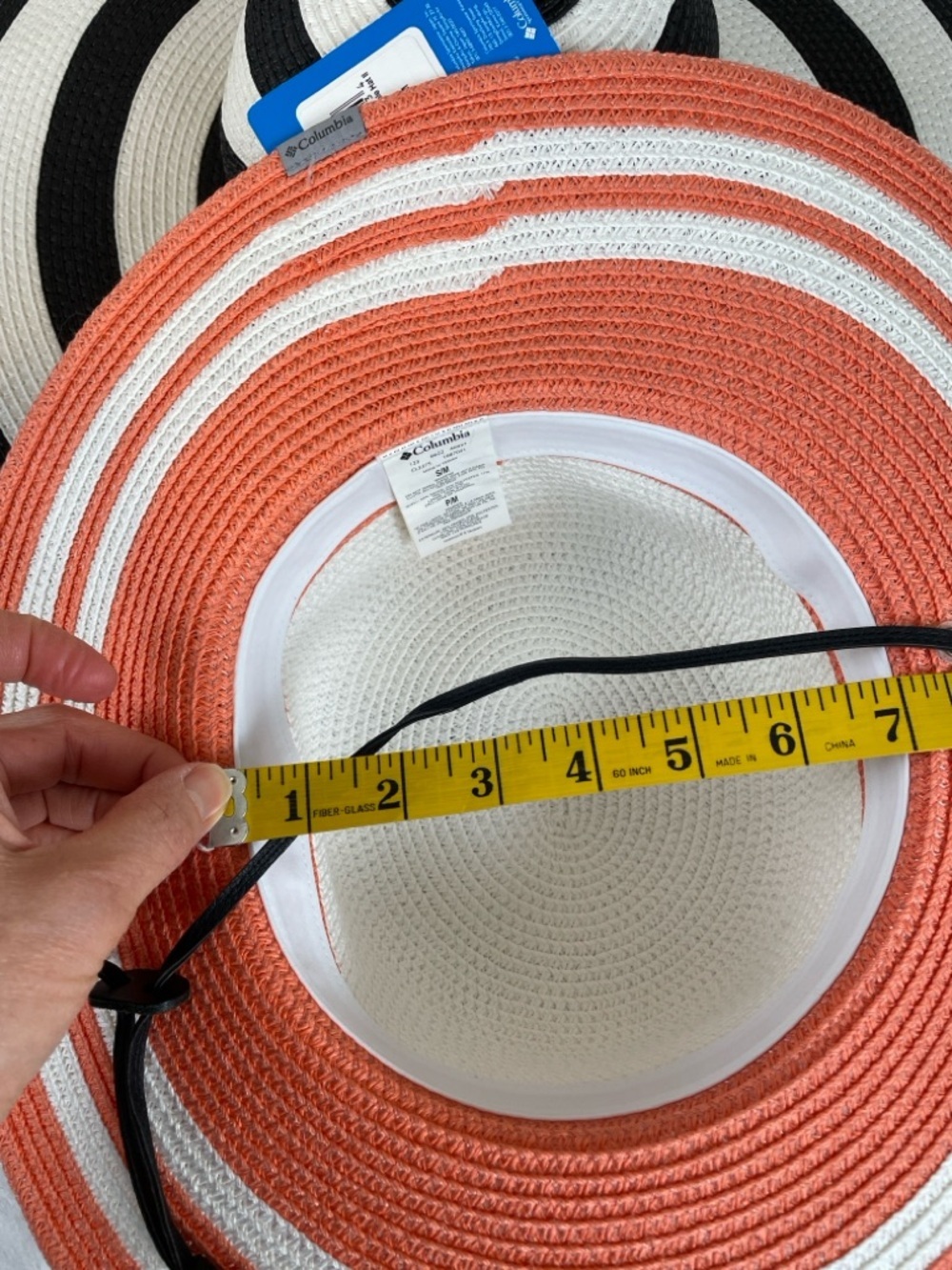 New Columbia Omni shade Wide Brim Straw Sun Hat  and Target hat - Picture 6 of 12